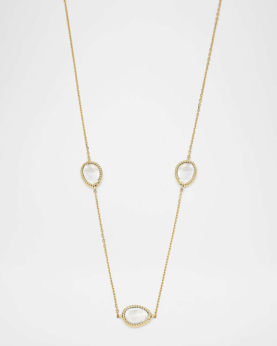 Nina Mariner 18K Yellow Gold Necklace with Mother-Of-Pearl